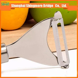 custom handy stainless steel fruits and vegetable peeler