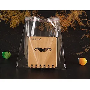 Plastic OPP self-adhesion bag PE material logo customized size customized with low price 100pcs/set