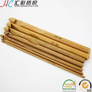 2019 China bamboo crochet hook 20pieces/set factory supply wholesale hook for crochet sweater hat sock