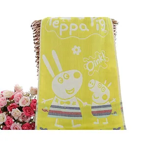 Kids cartoon towel 100%Cotton soft baby safety quality guaranteed 27*50cm