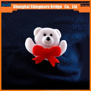 Best price hot wholesale LED flashing Christmas snowman brooches