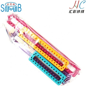 2019 hot sales good quality 4 size long  knitting loom set with color box
