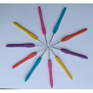 China Stainless steel crochet hook set for hand knitting 0.9mm-3.5mm factory supply knitting tool for DIY