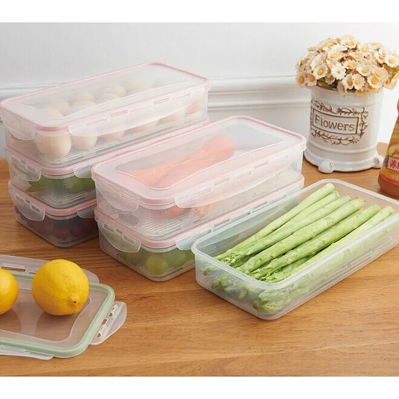 leachable plastic crisper preservation box to avoid tainting to keep dry
