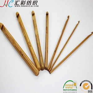 2019 China bamboo crochet hook 20pieces/set factory supply wholesale hook for crochet sweater hat sock
