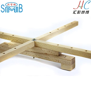 wholesale high quality hand operated wood yarn ball doubling winder swift from hanks to balls or cones