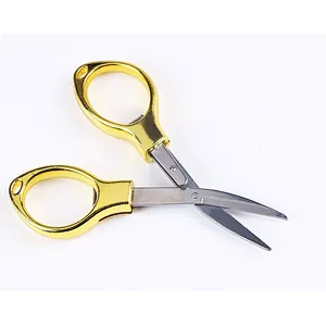 Folding stainless steel scissors multi-function outdoor fishing children's thread scissors