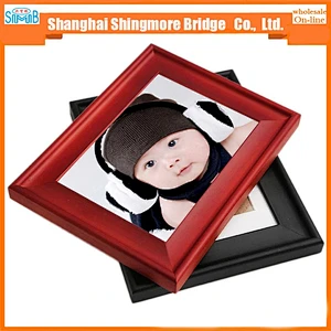Best wholesale 7 inches baroque style wood photo frame for home and photographic studio