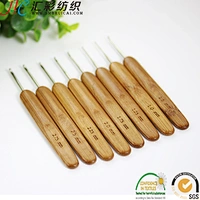 2019 China bamboo crochet hook 20pieces/set factory supply wholesale hook for crochet sweater hat sock