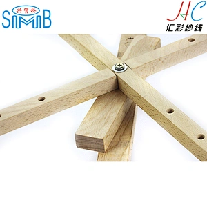 wholesale high quality hand operated wood yarn ball doubling winder swift from hanks to balls or cones