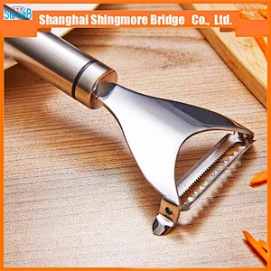 custom handy stainless steel fruits and vegetable peeler
