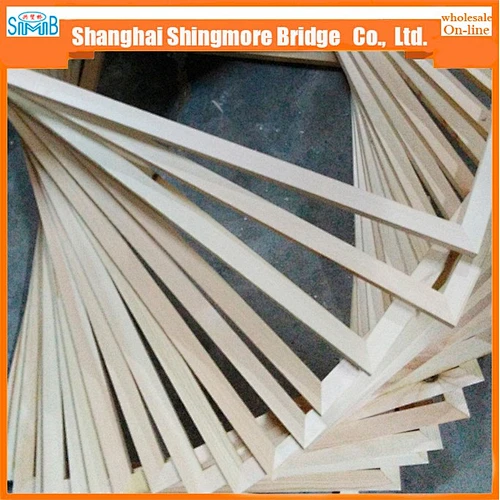 Hot wholesale wood material painting frame for school student the fine arts