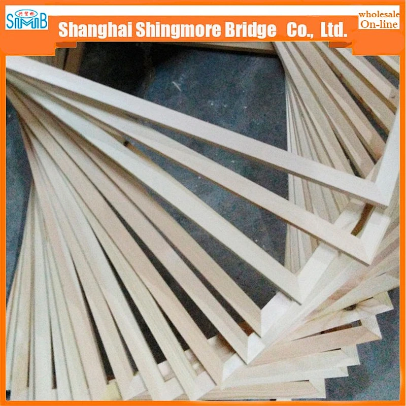 Hot wholesale wood material painting frame for school student the fine arts