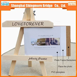 China wood frame factory hot wholesale wooden photo frame for creative home display