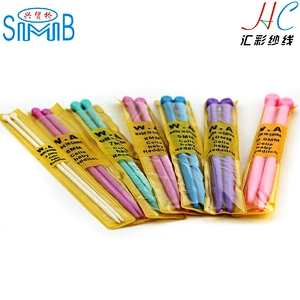 best selling fancy knitting needles in plastic with cheap price
