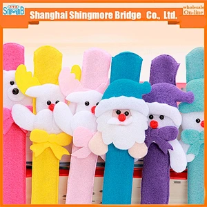 Best price wholesale Christmas supplies gifts luminous Christmas wrist ornament Christmas decorating