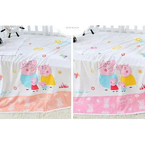 Kids cartoon towel coverlet bath towel 100%Cotton soft baby safety 110*110cm 260g