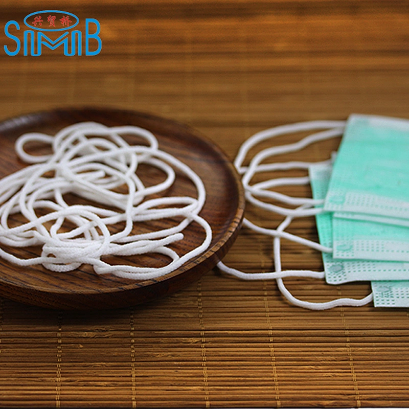 3mm 5mm Spandex Sewing Thread  Elastic Nylon Yarn for N95 Face Mask Production Rope Behind Ear
