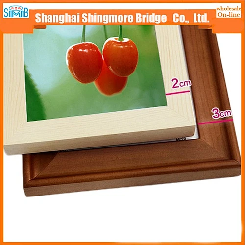 Best wholesale 7 inches baroque style wood photo frame for home and photographic studio