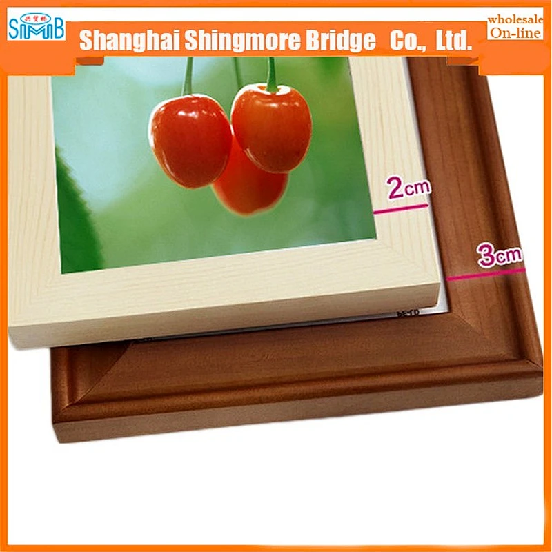Best wholesale 7 inches baroque style wood photo frame for home and photographic studio