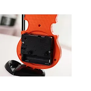 Simulation violin alarm clock factory wholesale direct creative musical instrument modeling desktop clock room decoration