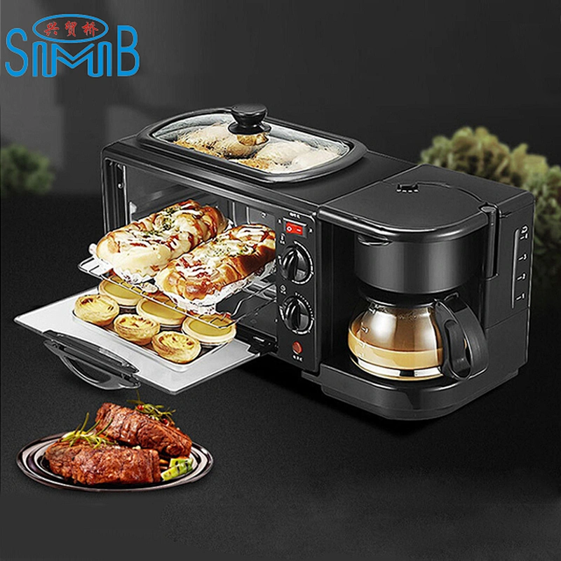 Automatic Multifunction Breakfast Maker 3-in-1 With Drip Coffee with thermos
