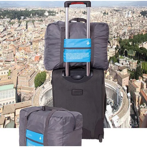 Travel storage aircraft  foldable storage waterproof travel bag shoulder  luggage