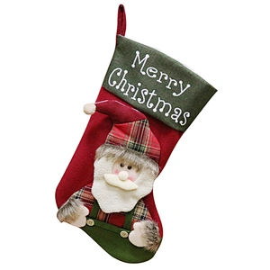 China 2019 fashion handmade new design Christmas stocking for Christmas eve