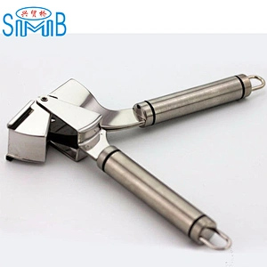 Professional High Quality Portable Easy Clean Kitchen Metal Manual Garlic Peeler Garlic Press Food Presser Machine