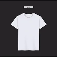White overalls custom cotton short-sleeved t-shirt printed logo activity advertising shirt custom corporate culture shirt embroi