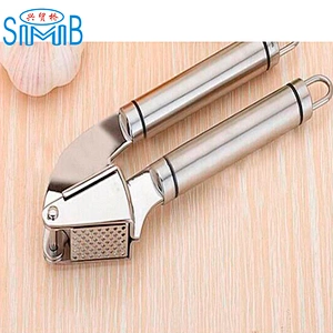 Professional High Quality Portable Easy Clean Kitchen Metal Manual Garlic Peeler Garlic Press Food Presser Machine