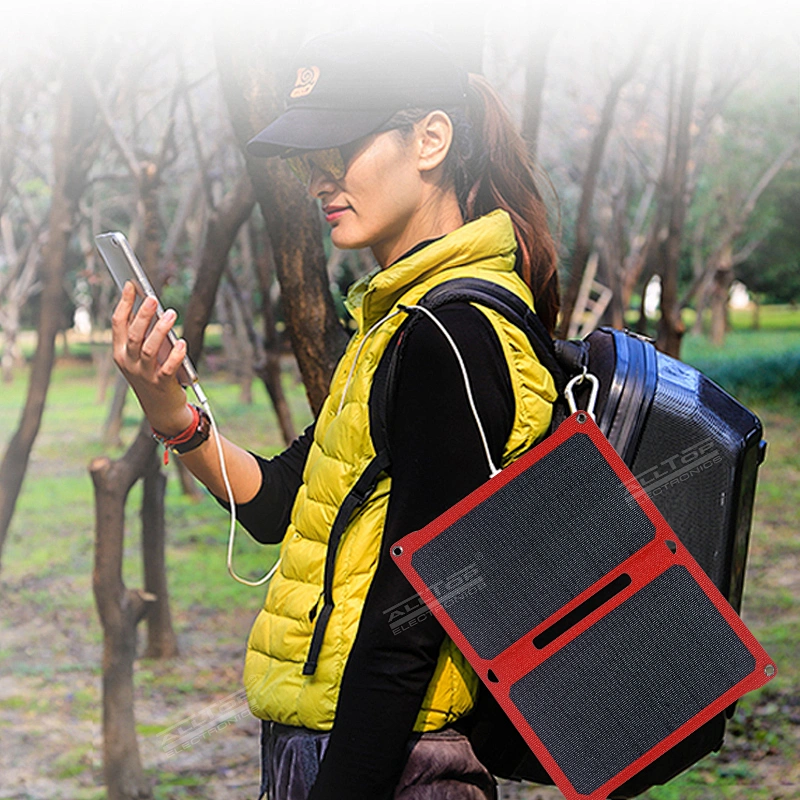 ALLTOP Best price 6v 28w portable outdoor camping mono half cell foldable solar panel