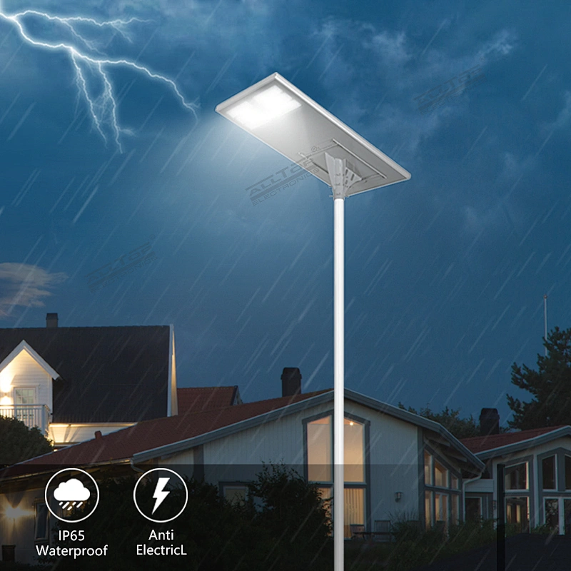ALLTOP Waterproof high lumen bridgelux aluminum ip65 200 watt all in one solar led street light