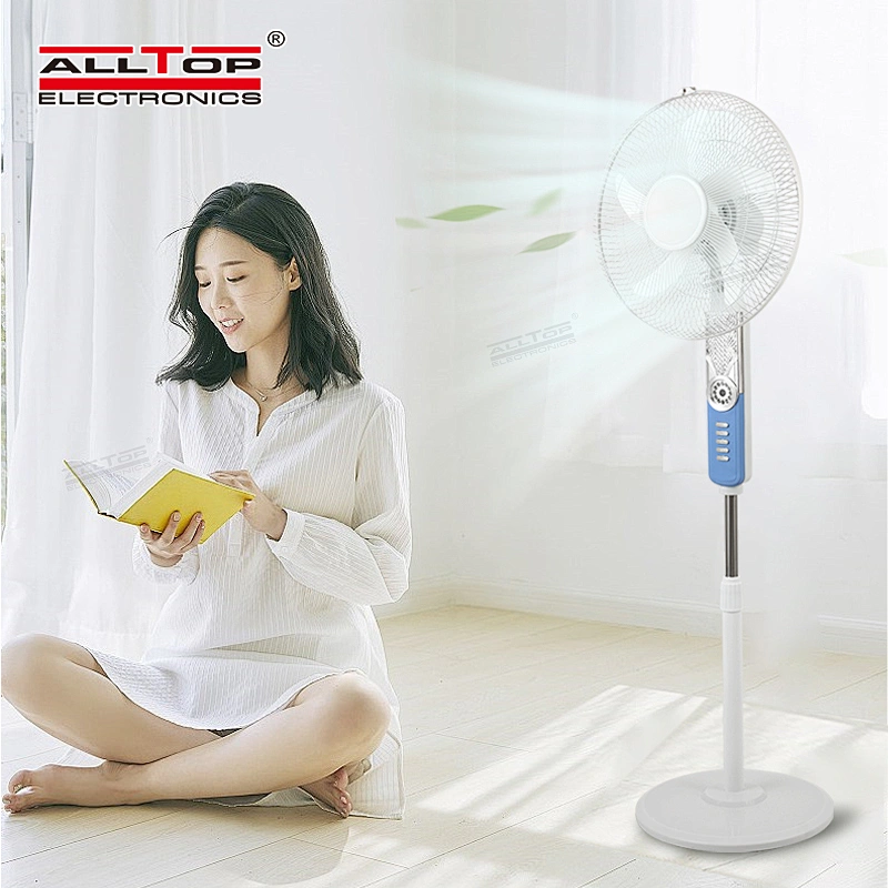 ALLTOP Wholesale 16 Inch high speed oscillating tower plastic remote control outdoor electric solar stand fan