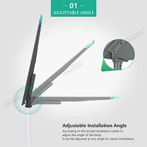 ALLTOP 2020 New design die-cast aluminum IP65 waterproof 180w outdoor all in one solar led street light