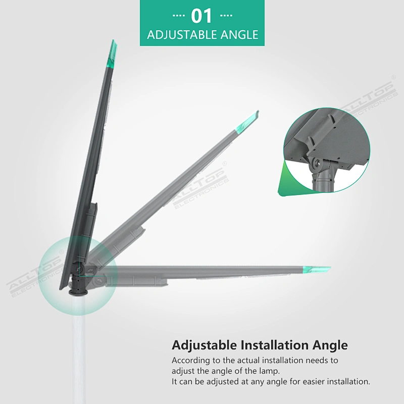 ALLTOP 2020 New design die-cast aluminum IP65 waterproof 180w outdoor all in one solar led street light