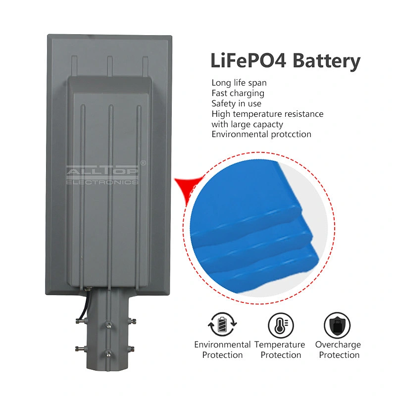 ALLTOP High lumen outdoor ip65 waterproof solar panel smd 90w led solar street light