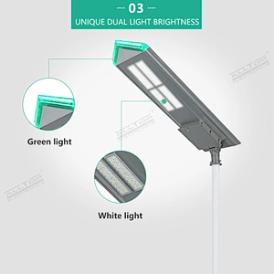 ALLTOP 2020 New design die-cast aluminum IP65 waterproof 180w outdoor all in one solar led street light