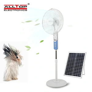 ALLTOP Wholesale 16 Inch high speed oscillating tower plastic remote control outdoor electric solar stand fan