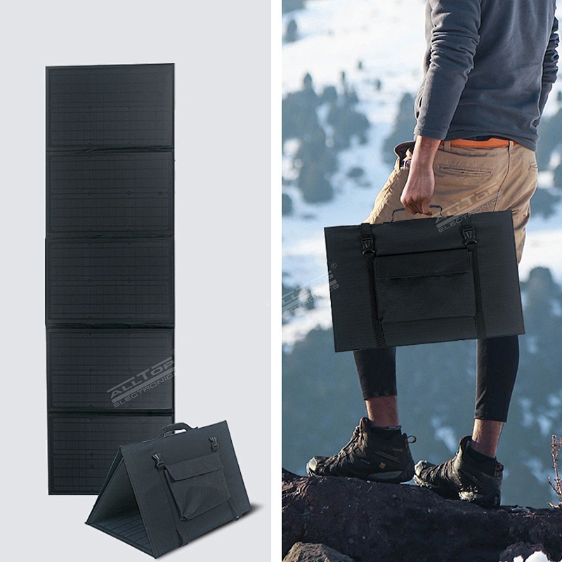 ALLTOP Sunpower Folding 60W Solar Cells Charger 5V 2.4A USB Output Devices Portable Solar Panel