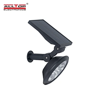 ALLTOP High Power 2200mAH Battery ABS Landscape Decoration Waterproof IP65 Bicolor Spike Solar LED Garden Light