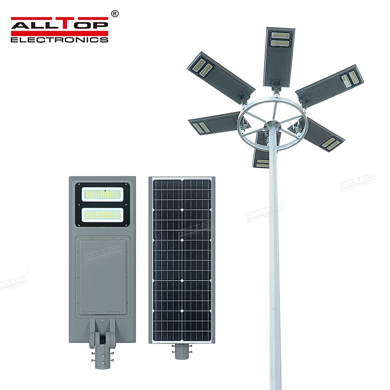 ALLTOP High Quality Motion Sensor Outdoor Waterproof 100w All In One Solar Led Street Light