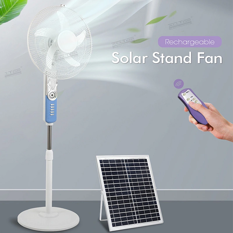 ALLTOP Wholesale 16 Inch high speed oscillating tower plastic remote control outdoor electric solar stand fan