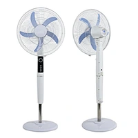 ALLTOP 18Inch Rechargeable Home Solar Power With Solar Panel AC/DC Solar Stand Fan