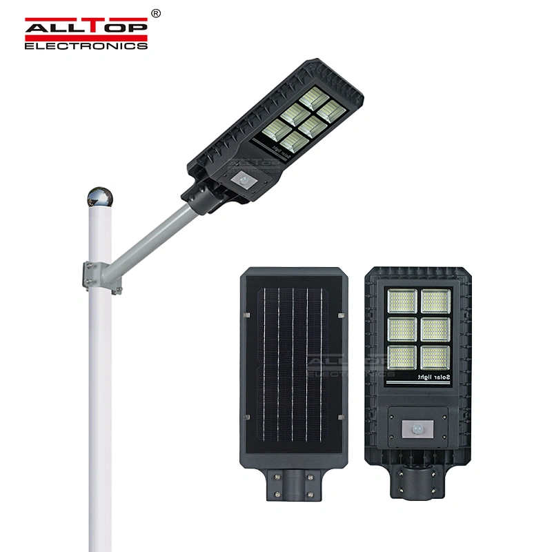 ALLTOP 200W 300W 450W 160LM Wireless Waterproof PIR Motion Sensor All In One Solar Street Lights