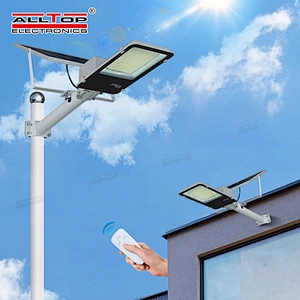 ALLTOP High lumen aluminum ip65 waterproof remote control 200w 300w outdoor solar led street light