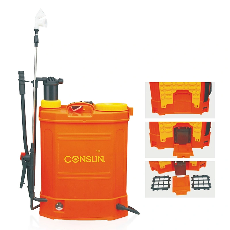 16l knapsack 2 in 1 battery operated insecticide sprayer