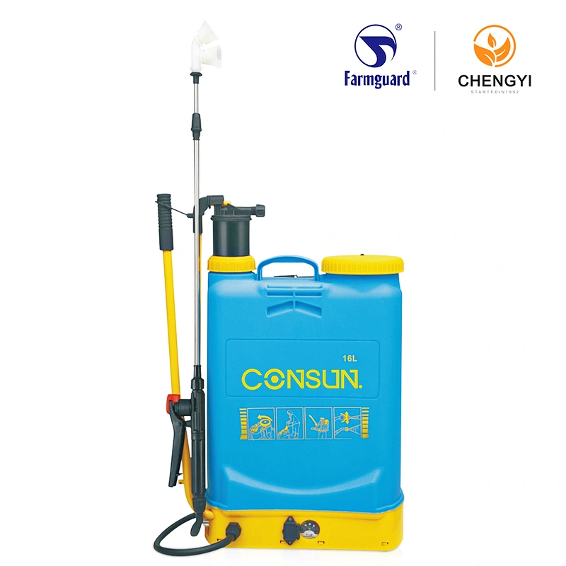 16 litres plastic herbicide 2 in 1 battery knapsack sprayer