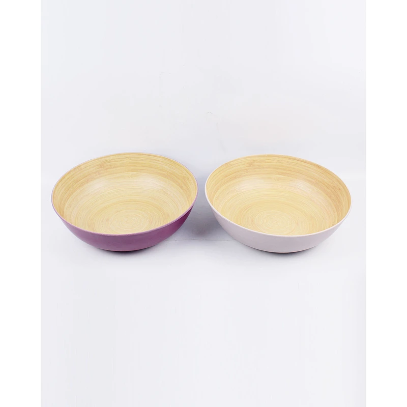 BAMBOO POWDER BOWL,30*30*9CM,