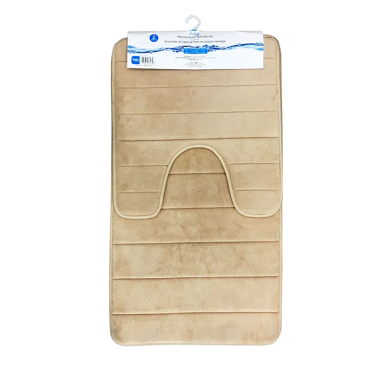 2PK BATH MAT
